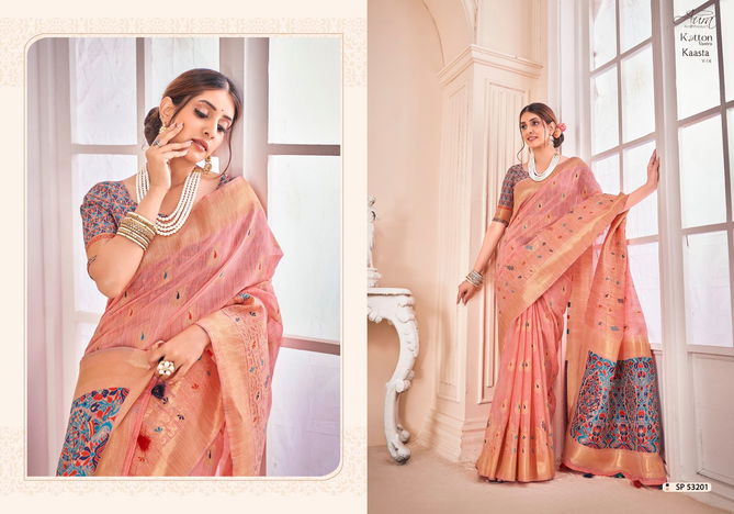 Kaasta V 16 By Aura Party Wear Sarees Catalog